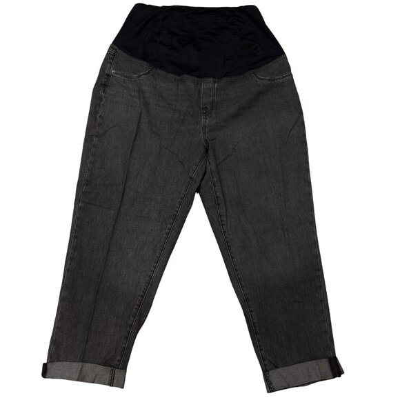 Isabel Maternity By Ingrid Isabel Womens Black Jeans Power Stretch Size 16 NWT - Picture 1 of 16